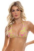 Luli Fama Born To Be Wild Triangle Halter Top